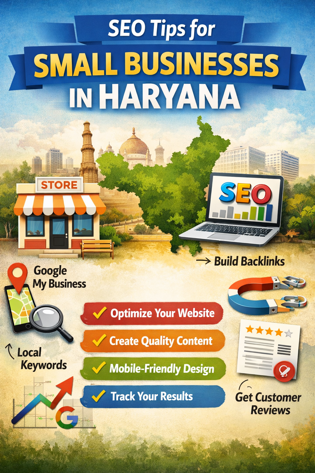 local SEO strategy for small businesses in Haryana